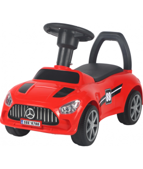 Автомобиль-каталка NINO Mercedes-Benz со светящимися фарами и звуком Red