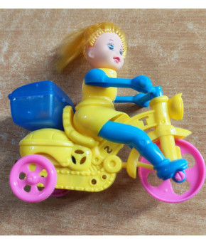 Кукла Baby in Motorcycle на скутере заводная инерционная АКЦИЯ