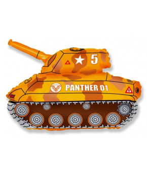 Шар Танк Panter 01 коричневый 32"/81см