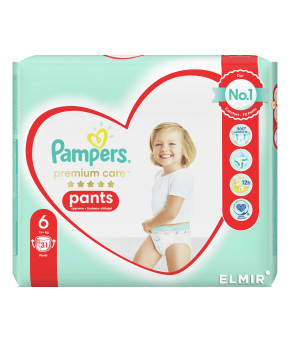 Подгузники-трусики Pampers Premium Care 6 (>15кг) 31шт