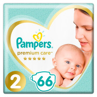 Подгузники Pampers Premium Care 2 (4-8кг) 66шт