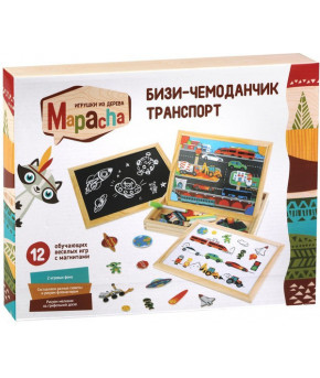 Развивающая игрушка Mapacha Бизи-чемоданчик Транспорт
