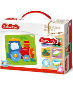 Настольная игра Пазл Baby Toys Тройной зигзаг Транспорт