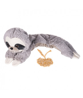 Развивающая игрушка-грелка Fancy Ленивец с вишневыми косточками 32см