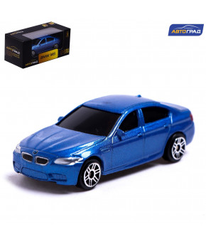Модель BMW М5 1:64 металлическая синий (в коробке)