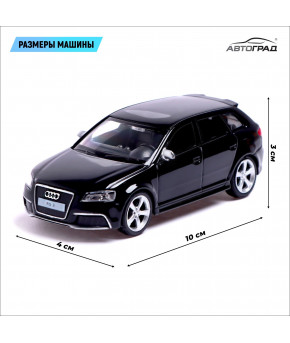 Модель Audi RS3 SPORTBACK 1:43 металлическая чёрный (в коробке)