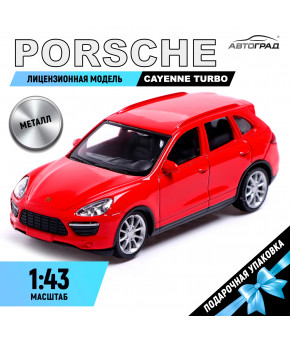 Модель Porsche Cayenne Turbo 1:43 красный (в коробке)