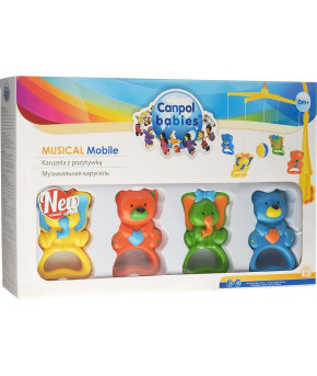 Каруселька Canpol Мишки с пластиковыми игрушками