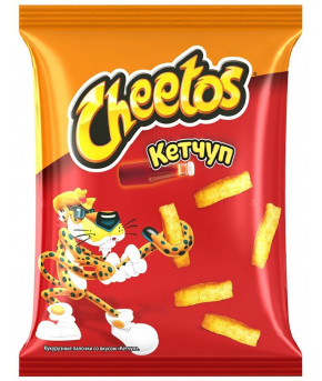 Кукурузные палочки Cheetos со вкусом Кетчуп 50г