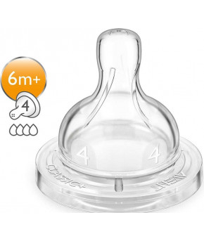 Соска Avent Classic силиконовая быстрый поток 6м+ (цена за штуку)