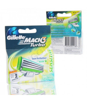 Кассеты Gillette MACH3 Turbo Aloe  2шт