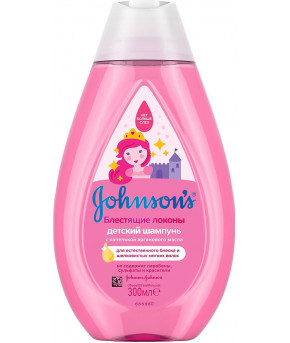 Шампунь детский Johnson`s Baby блестящие локоны для норм.волос 300мл