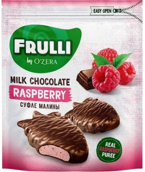 Суфле шоколадные O`Zera Frulli малина 125г