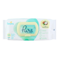 Салфетки влажные Pampers Pure Protection Coconut 42шт 