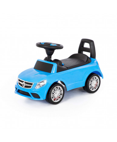 Автомобиль-каталка Полесье SuperCar №3 со звуковым сигналом голубой