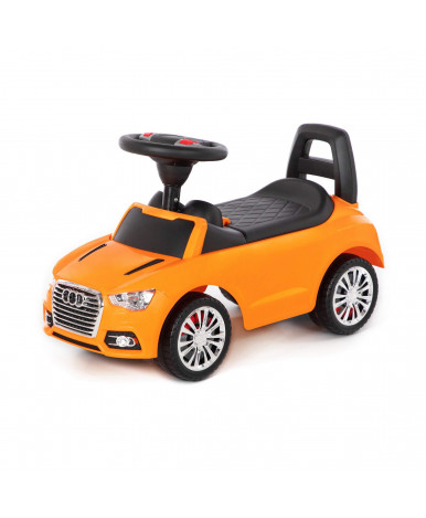 Автомобиль-каталка Полесье SuperCar №2 со звуковым сигналом оранжевый