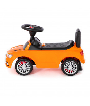 Автомобиль-каталка Полесье SuperCar №2 со звуковым сигналом оранжевый