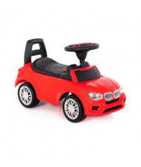 Автомобиль-каталка Полесье SuperCar №5 BMW со звуковым сигналом красная (в коробке)