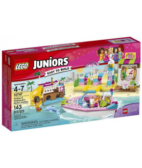 Конструктор LEGO Juniors День на пляже с Андреа и Стефани
