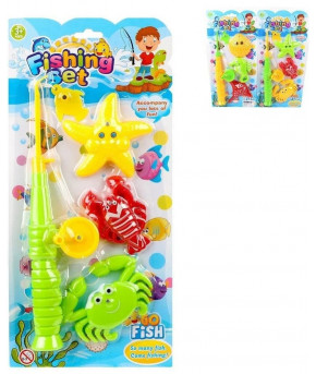 Игрушка для ванны Fishing Set Рыбалка удочка+3 фигурки 6507-02 (блистер)