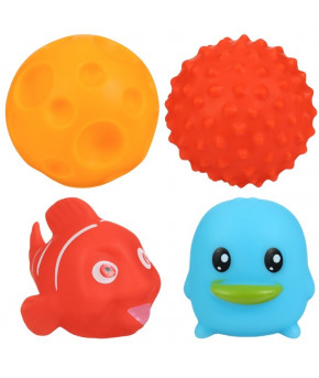 Игрушка для ванны Крошка Я Веселое купание 4шт (набор)