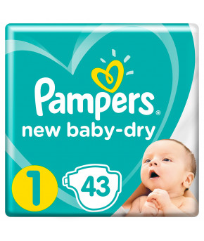 Подгузники Pampers New Baby 1 (2-5кг) 43шт