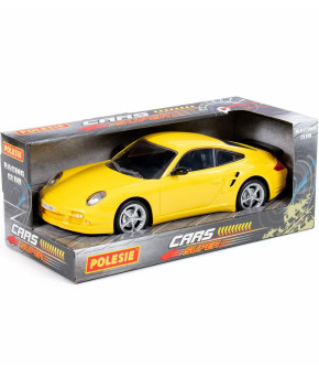 Автомобиль инерционный Полесье Легенда-V6 Porsche жёлтый (в коробке)