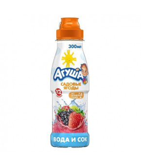 Напиток Агуша вода и сок из садовых ягод 0,3л  