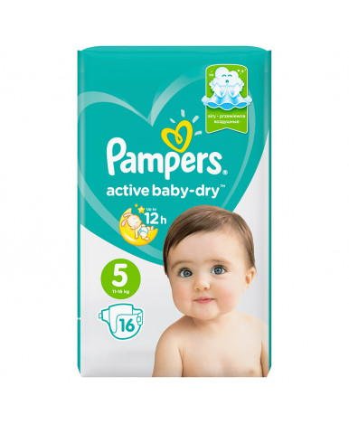 Подгузники Pampers Active Baby 5 (11-16кг) 16шт