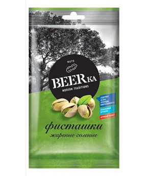 Фисташка BEERka жареный соленый 80г