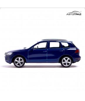 Модель Volkswagen Touareg 1:43 металлическая синий (в коробке)