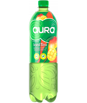 Напиток AURA Iced Tea зеленый чай со вкусом манго 0,5л