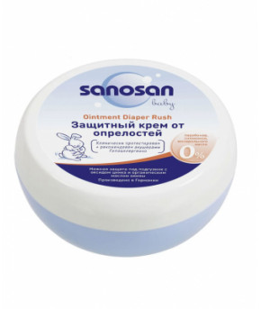 Крем защитный Sanosan от опрелостей с молочным протеином 150мл