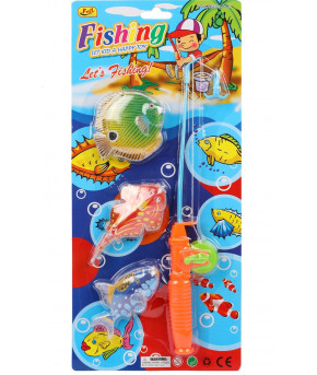 Игрушка для ванны Fishing Set Рыбалка удочка+3 фигурки 867 (блистер)
