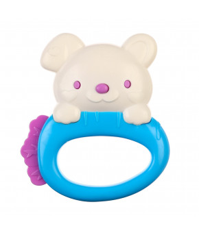 Погремушка-прорезыватель Крошка Я Собачка цвет микс