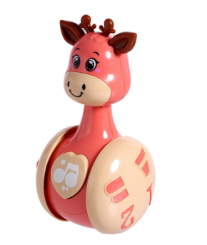 Неваляшка Zabiaka Оленёнок Робби 12см (на батарейках)