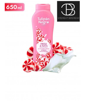 Гель для душа Tulipan Negro Fresa & Nata 650мл