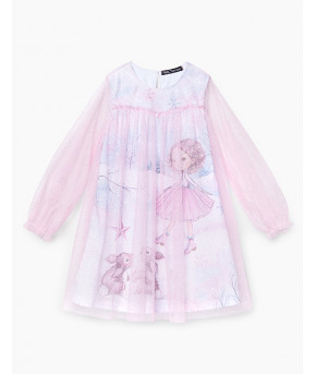 Платье Белль Бимбо нарядное для девочки светло розовый р-р 104 56