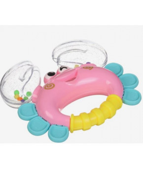 Погремушка-прорезыватель Крошка Я Крабик 12см цвет микс