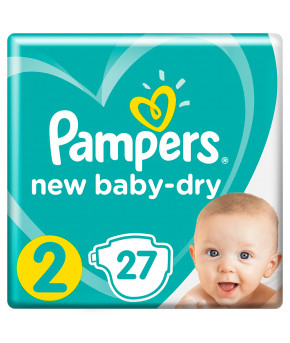 Подгузники Pampers New Baby 2 (4-8кг) 27шт