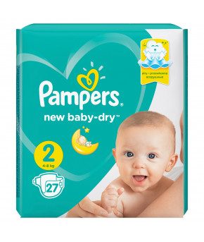 Подгузники Pampers New Baby 2 (4-8кг) 27шт