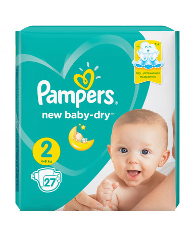 Подгузники Pampers New Baby 2 (4-8кг) 27шт