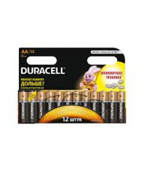 Батарейки Duracell АА-1.5V LR6 (12шт) цена за штуку