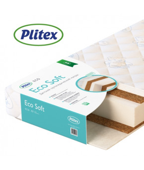 Матрас Plitex EcoSoft, 119х60х12см