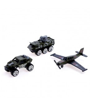 Модель военная Техника Армия металлическая 1:72 3шт (на блистере)