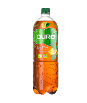 Напиток AURA Iced Tea черный чай с лимоном 0,5л