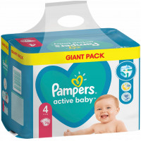 Подгузники Pampers Active Baby 4 (9-14кг) 76шт Poland