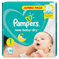 Подгузники Pampers New Baby 1 (2-5кг) 94шт