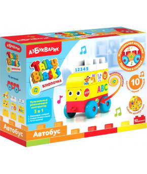 Развивающая игрушка Азбукварик Talky Blocks Автобус