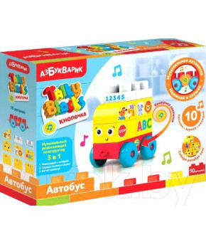 Развивающая игрушка Азбукварик Talky Blocks Автобус